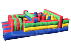 20' Inflatables 2-Lane Obstacle Course